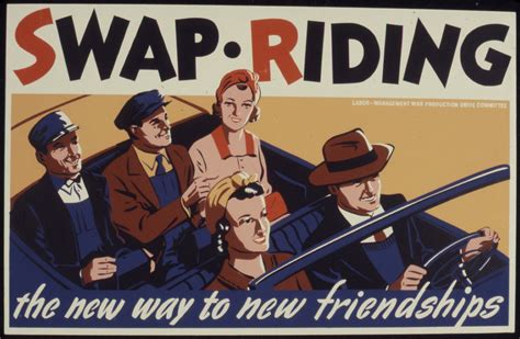 World War Ii Carpooling Propaganda Brewminate A Bold Blend Of News