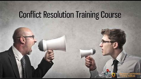 Conflict Resolution Training Course Youtube