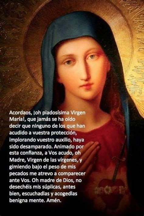 Pin De Maria Eugenia Lamos Fernandez En Virgen Maria Oraciones