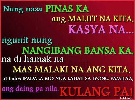 Ofw Quotes Pinoy Tagalog Quotes Tagalog Quotes Tagalog Love Quotes