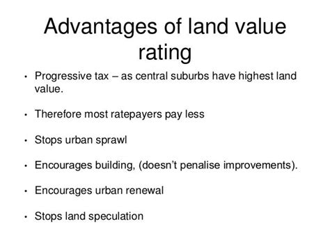 Why Land Value Taxes