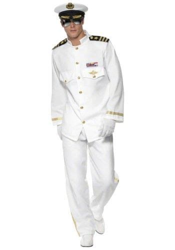 Mens Deluxe Yacht Boat Captain Sea Ship Navy Admiral Costume X Large