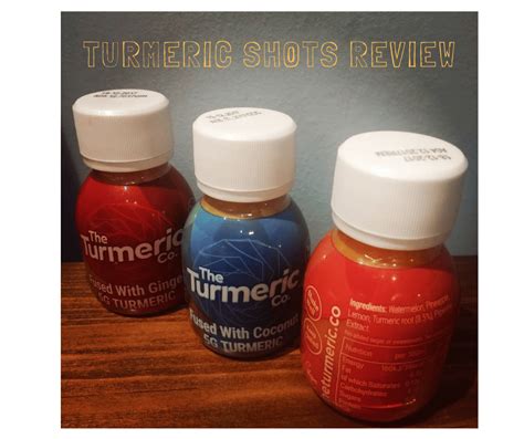 Raw Turmeric Shots From The Turmeric Co Honest Review