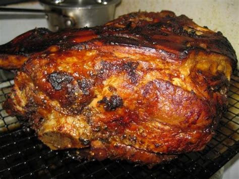 Braised in a quick, savory, homemade barbecue sauce. Puerto Rican Roast Pork Shoulder | Recipe | Roasted pork ...