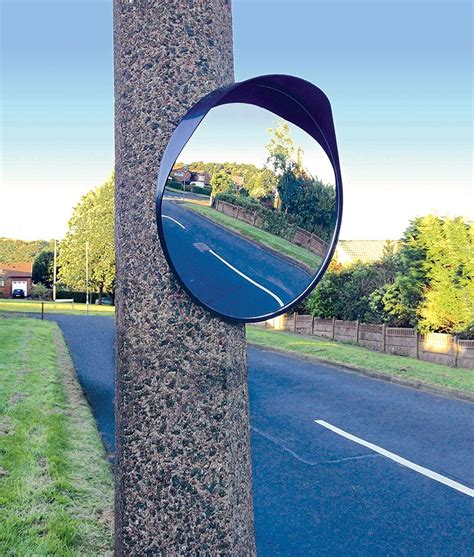 Streetwize Swsm2 Blind Spot Mirror Round 40 Cm Convex Security Mirror With Screw Bracket