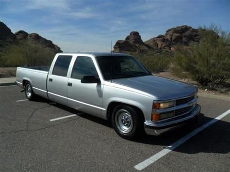 Purchase Used Chevrolet C K Crew Cab Long Bed Lowered Ton In Scottsdale Arizona