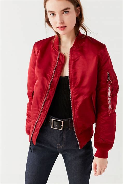 Official alpha industries® bombers jackets, military flight jackets, field coats and parkas for men and women. Red Bomber Jacket Womens | Designer Jackets