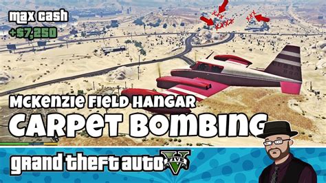 Gta 5 Arms Trafficking Air Mission 5 Carpet Bomb Airfield Youtube
