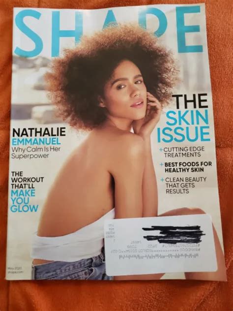 SHAPE MAGAZINE May NATHALIE EMMANUEL The Skin Issue BEST FOODS FOR SKIN PicClick