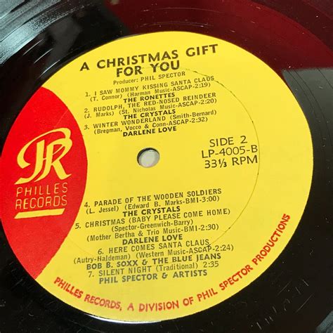 phil spector a christmas t for you from philles records 1963 us mono original ebay