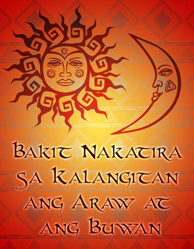 Filipino Wikang Filipino Why The Sun And Moon Live In The Skybakit