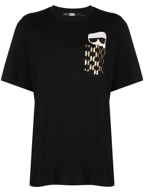 Karl Lagerfeld Ikonik Karl Monogram Pocket T Shirt Farfetch