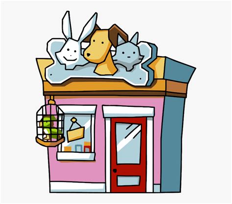 Pet Store Cartoon Clipart Pet Shop Hd Png Download Transparent Png