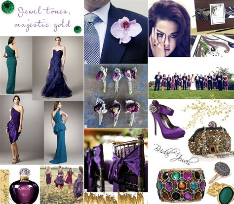Jewel Toned Wedding Colors Bridal Style Ideas
