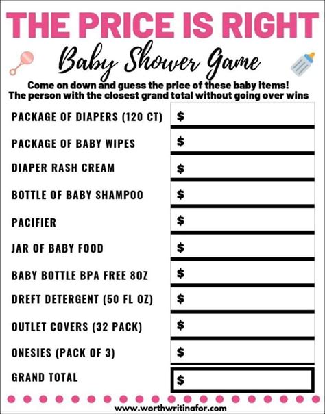 11 Easy And Fun Free Baby Shower Games 2020