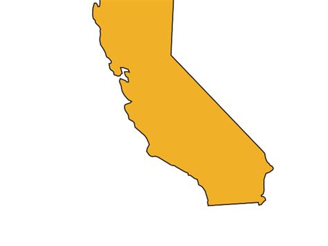 California State Yellow Clip Art At Vector Clip Art Online