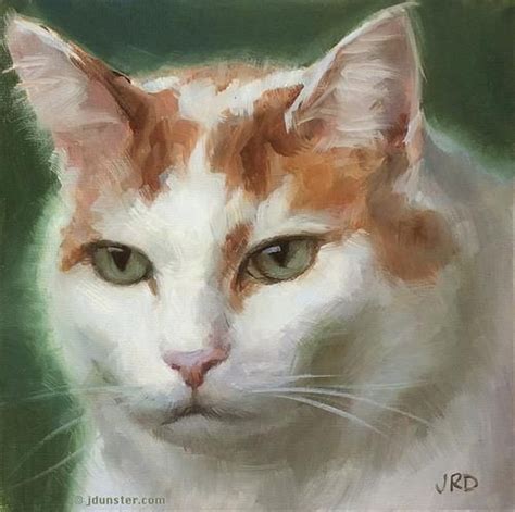 Daily Paintworks Original Fine Art © J Dunster Cats Illustration