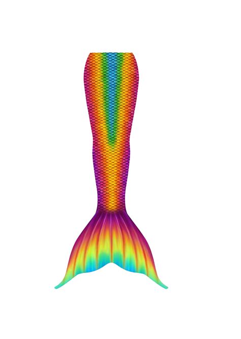 Rainbow Reef Mermaid Tail By Frenzy Mermaids Fits For Kids And Adults