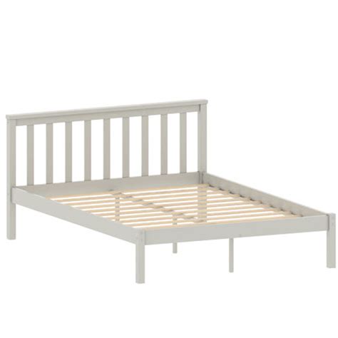 Sydney White Wooden Double Bed White Wooden Bed Modern Beds