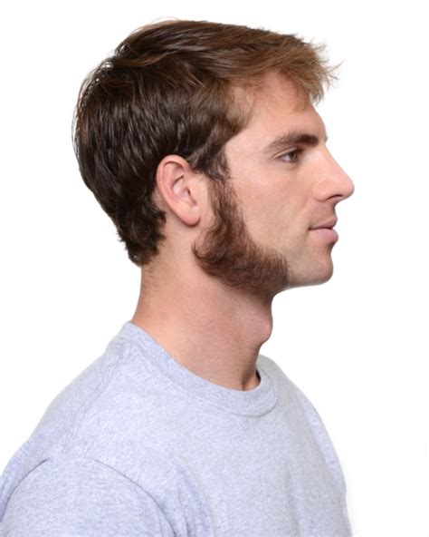 However, men with longer hair will sport longer sideburns. Original John Blake film quality costume human facial hair ...