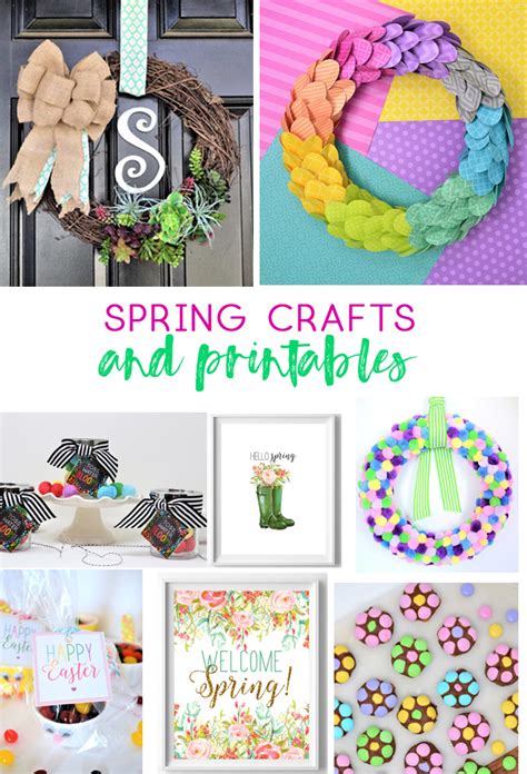 Spring Crafts And Free Printables