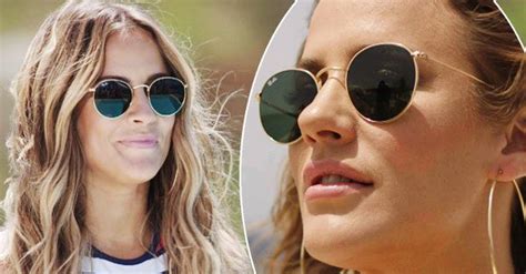 Caroline Flack Ray Bans Buy The Love Island Hosts Round Sunglasses Ok Magazine