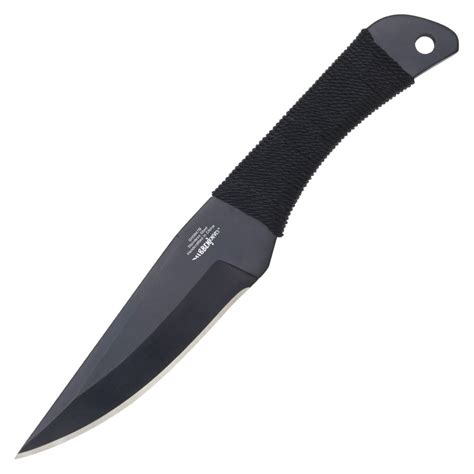 Unitedcutlerycom Gil Hibben Black Triple Pro Throwing Knife Set With
