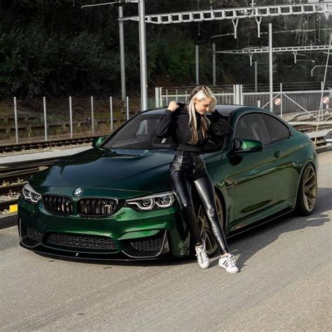 Bmw Sport Car Poses Bmw Girl Euro Cars Leather Jeans Car Girls