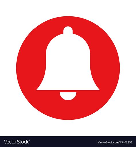 Red Bell Icon Or Reminder Or Notification Or Alert