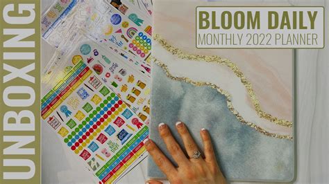 Unboxing Bloom Daily Planners Monthly Planner Sticker Buying
