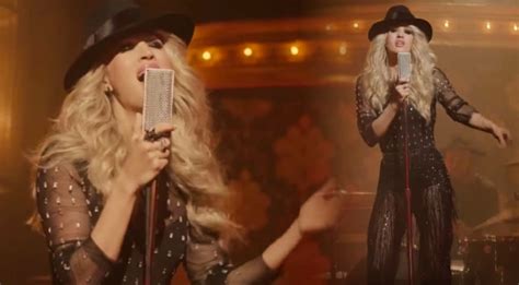 Carrie Underwood Wears See Through Outfit In ‘drinking Alone Music
