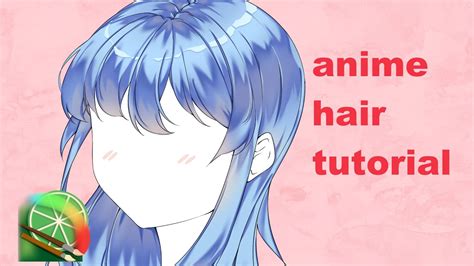 How I Shade Anime Hair Tutorial Youtube
