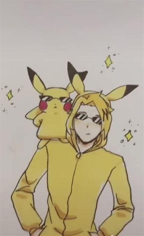 Pikachu Kaminari Denki Kaminari Human Pikachu Mha Bnha Anime