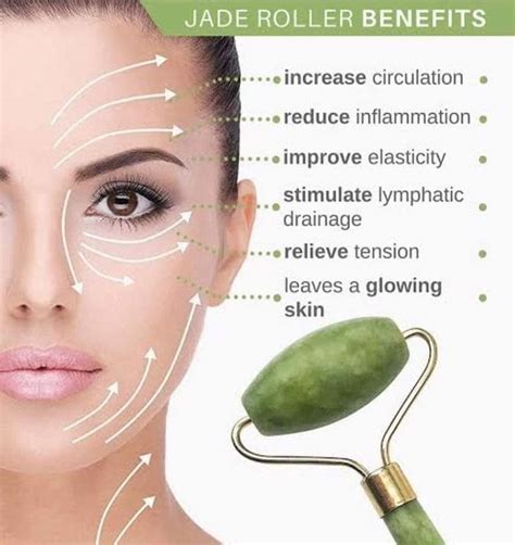 Benefits Of A Jade Roller Facial Massage Roller Jade Roller Jade Face Roller