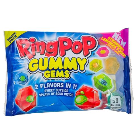 Ring Pop Gummy Gems 37oz Candy Funhouse Candy Funhouse Ca