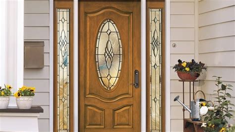 Pella Front Door With Sidelights And Transom Entry Doors With Glass