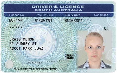 Australia Driver License Psd Template Drivers License Driver License