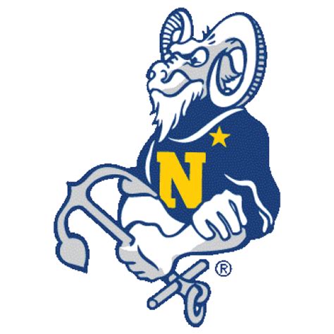 Logo United States Naval Academy Midshipmen Bill The Goat Fanapeel