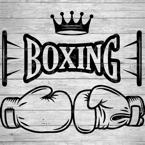 Boxing Logo Svgeps And Png Files Digital Download Files For Cricut