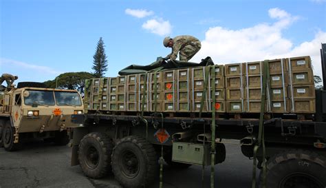 25th Sustainment Brigade Conducts Ammunition Transport Mission
