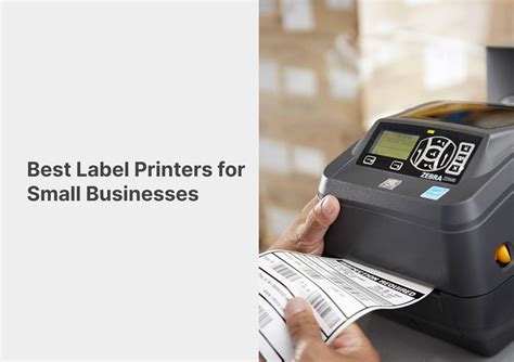 Best Label Printers For Small Businesses Sg