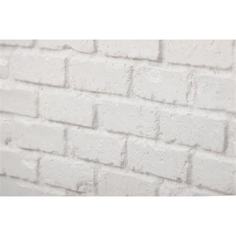 Antico Elements Faux Brick Panels White 475 In X 2725 In Panel Brick