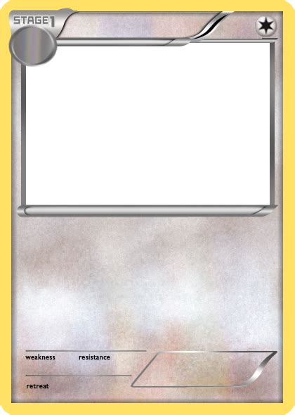 Bw Colorless Stage 1 Pokemon Card Blank By The Ketchi On Deviantart