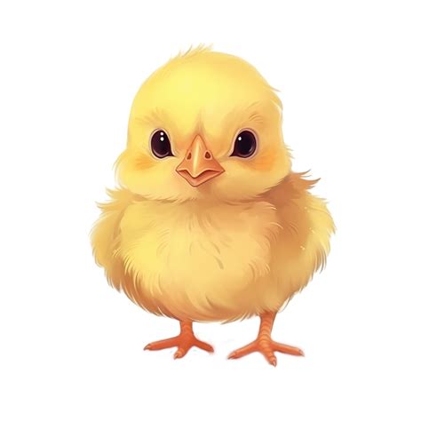 Cute Baby Yellow Chicken 22718866 Png
