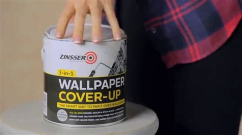 How To Paint Over Wallpaper With Zinsser Wallpaper Cover Up Painting
