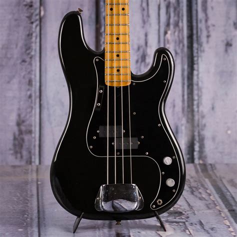 Vintage 1978 Fender Precision Bass Black For Sale Replay Guitar