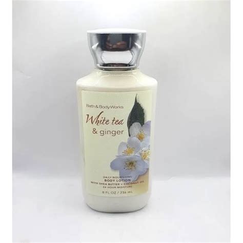 Bath And Body Works White Tea And Ginger Body Lotion 236ml ของแท้ Shopee Thailand