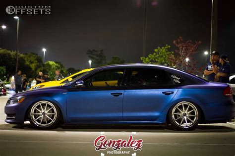 2014 Volkswagen Passat With 19x8 5 42 Rohana Rc10 And 225 40r19 Nitto Motivo And Coilovers