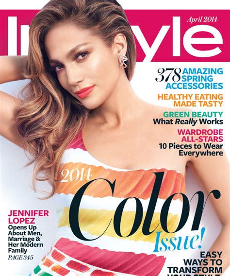 Jennifer Lopez Covers Jennifer Lopez Instyle Magazine