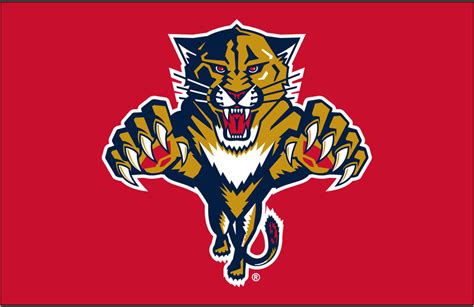 Florida Panthers Primary Dark Logo National Hockey League Nhl